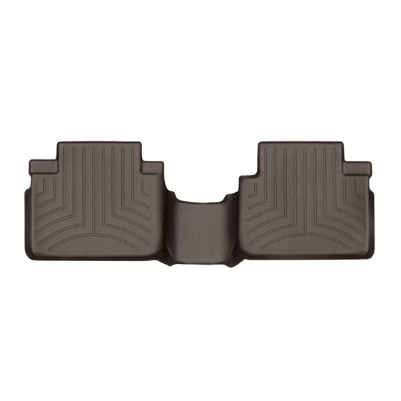 WeatherTech Custom Fit FloorLiners compatible with 2016-2017 Infiniti QX50 - 2nd Row, Cocoa