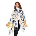 thumbnail image 3 of FORMRS Womens Scarf Winter Soft Long Big Warm Shawls Wrap Tassel Scarves, Playful Forest, 3 of 9