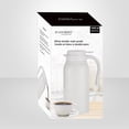thumbnail image 4 of JS Gourmet 40.5oz (1200ml) Stainless Steel Double Walled Insulated White Coffee Carafe, Airpot Keeps Beverages Hot or Cold, 4 of 4
