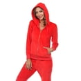 thumbnail image 2 of White Mark Women's 2 Piece Velour Tracksuit Set, 2 of 5