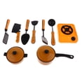thumbnail image 1 of Utensilios de cocina de juguete 9 piezas Sunnimix amarillo, 1 of 6