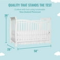 Violet 7In1 Convertible Life Style Crib In White, Greenguard Gold
