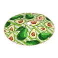 thumbnail image 2 of Bingfone Christmas Tree Skirt Mat Christmas Decoration Interior 30"-Avocado Green Striped, 2 of 8