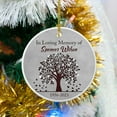thumbnail image 3 of Personalized in Loving Memory Ceramic Ornament Christmas 2025, Remembrance Lost Loved Ones Ornament Gifts, Custom Name & Year Memorial Bereavement Ceramic Ornament, Remembering of Loss Ornament Gift, 3 of 6