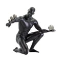 thumbnail image 3 of Finesse Decor Modern Jean Sculpture Resin and Steel Sculpture, White, 3 of 3
