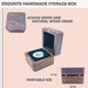 thumbnail image 5 of Set de regalo para bebés, moneda de plata Decision con caja de madera para padres primerizos, 5 of 7