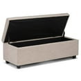 thumbnail image 3 of Simpli Home Castleford Storage Bench in Natural, 3 of 8