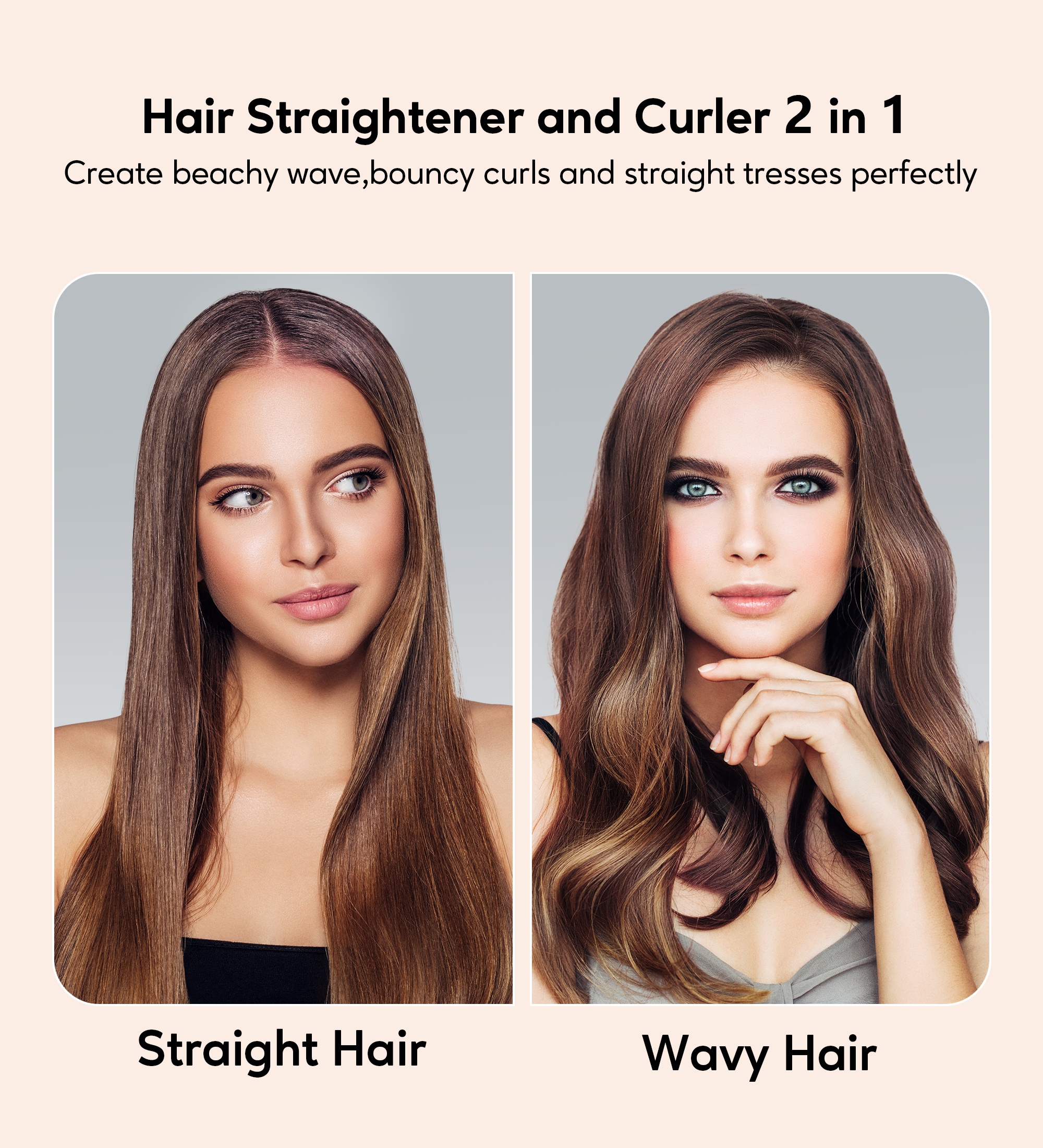 Terviiix 1.75" Professional Ceramic Hair Straightener photo 2
