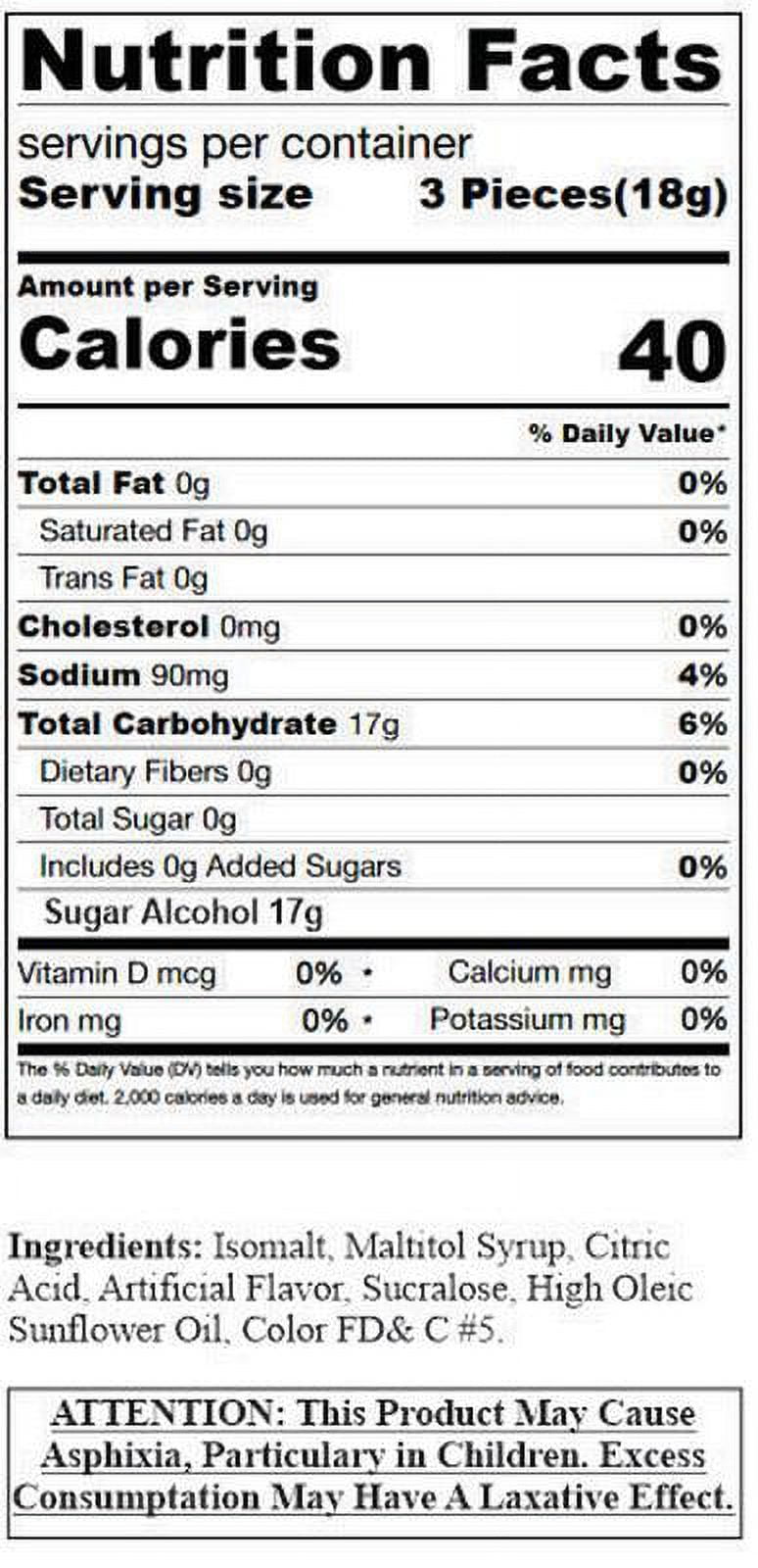 SweetGourmet Sugar-Free Lemon Buttons Hard Candy | 2 Pounds