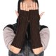 thumbnail image 3 of Guantes de lana de punto con rombos para mujer, cálidos y versátiles, con mangas de medio dedo y mangas extendidas sin dedos para invierno., 3 of 6