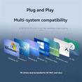 thumbnail image 4 of USB to RJ45 LAN Ethernet Adapter 100Mbps USB2.0 Network Card Black, 4 of 7
