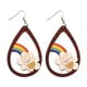 thumbnail image 2 of Pendientes de Pascua con Gotas de Agua | Pendientes de Madera Personalizados y de Moda | 1 Par, 2 of 4