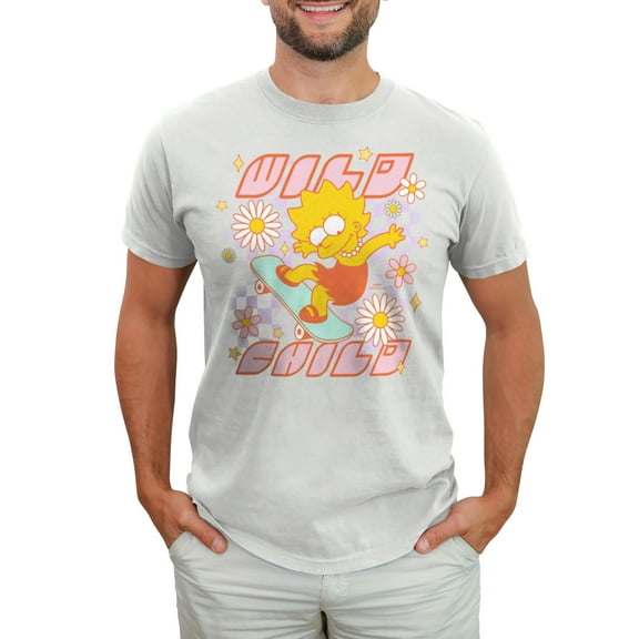 Men's The Simpsons Lisa Wild Child Graphic T-Shirt