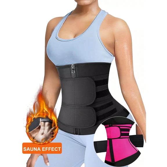 1pc women’s chloroprene rubber waist trainer belt. Boosts abdominal sweat during workouts, tightens tummy and cinches waist for effective body shaping.
