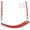 Red, variant on Swing Set Stuff Inc. Commercial Polymer Belt Seat with 5.5 Ft. Coated Chain (Red)