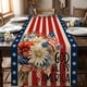 thumbnail image 1 of 4th Of July Decorative Tablecloth And Table Runner Independence Day Patriotic Table Linen Set Dining Table Home Decoration, 1 of 6