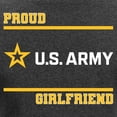 thumbnail image 3 of CafePress - Proud Army Girlfriend White And Gold Long Sleeve T Shirt - Women's Long Sleeve Graphic Tee Casual Fit, 3 of 4