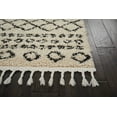 thumbnail image 4 of Nourison Moroccan Shag Boho Cream 3'11" x 6'7" Area Rug, (4' x 7'), 4 of 10