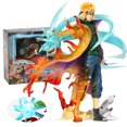 thumbnail image 1 of NarAAEVIL - Namikaze Minato Light Statue Figure 2 Heads Excellent Model Collectible Toy, 1 of 5
