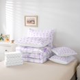 thumbnail image 6 of Manfei Cute Coquette Bowtie 7-Piece Twin Bedding,Dreamy Princess Bows Bedding Comforter Set,Reversible, 6 of 7