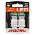 thumbnail image 1 of Sylvania Zevo 3157 Amber LED Bright Interior Exterior Mini Light Bulb, 2 Pack, 1 of 8