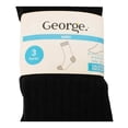 thumbnail image 4 of Calcetín Escolar George para Niño Diseño Liso Negro 3 Pares Talla 10-13, 4 of 4
