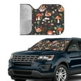 thumbnail image 3 of Kdxio Mushroom With Snails Print Front Windshield Sun Shade,Folding Auto Sunshade for Car Truck SUV-Medium, 3 of 7