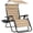 Beige, variant on Best Choice Products Oversized Padded Zero Gravity Chair w/ Canopy Headrest Cup Holder Side Tray - Pink