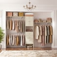 Homieasy 10FT Large Closet System with 3 Drawers, Heavy Duty Closet ...