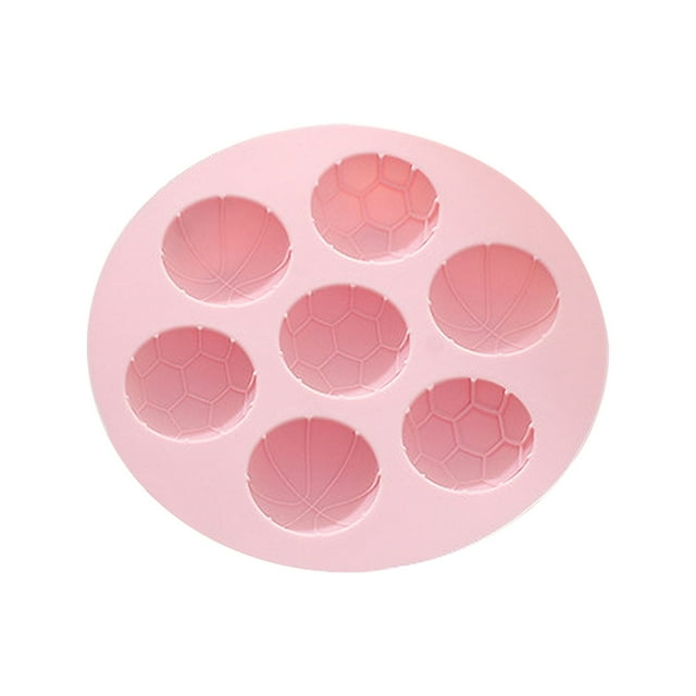 Molde Silicona Fútbol Silicona Forma 7 Medias Tazas Molde Esfera Tarta