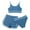 Z01-Navy, variant on BOBOGOJP Girls Swimsuit 2-Piece Halter Tankini Set Beach Sport Bathing Suit UPF 50+ Swimwear Purple for Size 8-9 Years
