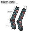 thumbnail image 2 of Sigee Squirrel Owl Autumn Maple Leaves for Socks for Men Women Socks Stocking Compression Socks, 2 of 6