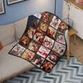 thumbnail image 4 of AISENIN Custom Photo Collage Blanket Customized Bed Blanket with Pictures AND Text for Mom Dad Personalized Throw Blanket for Christmas Memorial Gifts, 4 of 5