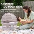 thumbnail image 3 of Graco Pack 'n Play Travel Dome LUX Playard, Amelia Purple, 3 of 6