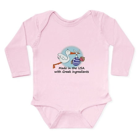 

CafePress - Stork Baby Greece 2 Body Suit - Long Sleeve Infant Bodysuit