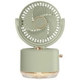 thumbnail image 3 of Personal Fans Desktop Small,Small Fans For Home And Outdoor Use,2024 Desktop Small Fan Shaking Head USB Mini Convenient For Home And Office Charging Portable Atomization Fan, 3 of 4