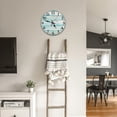 thumbnail image 4 of Style Wall Clock For Living Room Bedroom 24 Hour Display Modern Density Board Hanging Clock With Design, 4 of 5