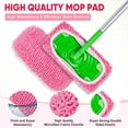 thumbnail image 2 of Paquete de 6 mopas reutilizables de chenilla rosa NXPPYY, 2 of 7