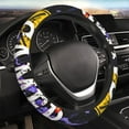 thumbnail image 5 of XMXT Retro Game Handle Pattern Steering Wheel Cover, Elastic Non-Slip Universal Fit Car Decor Accessories Protector for Auto SUV Trucks, 5 of 8