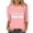#0016-Pink, variant on Women's Funny Graphic Shirts Crewneck Short Sleeve Letter Printed Casual Summer T-Shirts