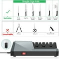 thumbnail image 4 of Toytexx Electric Knife Sharpener, 3-Stage Sharpener for Straight, Serrated, and Ceramic Knives with Diamond and Ceramic Wheels, Non-Slip Base, 18W Power, 4 of 4