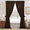 Brown, variant on StangH Sage Green Small Window Curtains 63 inches Long, Thick Warming Velvet Curtains Room Darkening Privacy Protect for Bedroom Elegant Decor for Living Room, W52 x L63, 2 Panels