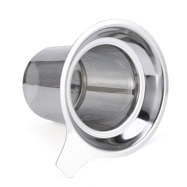 Filador de Té, Cesta de Infusor de Té de Acero inoxidable Sentado en Tazas, Infusores de Té Evmliy para Té Suelto, Filtros de Té de Té de Malla de Malla de Malla Filtros de