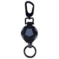 thumbnail image 2 of Retractable Lanyard - Retractable Heavy Duty Metal Strong Carabiner - Quick Release Keychain,for Hospital Offices School Work Permits Small Tools Outdoor Activities Fishing Work Security Daily, 2 of 8