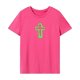 thumbnail image 1 of Camiseta para mujer, camiseta básica suave de verano para oficina, caminar, compras, senderismo, mujer Rosa Rosa, 1 of 7