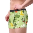thumbnail image 2 of Uemuo Cute Dinosaurs Cartoon Pattern Men's Boxer Briefs,Trunk Anti-Chafing,Comfortable, Durable, and Stylish Underwear-, 2 of 9
