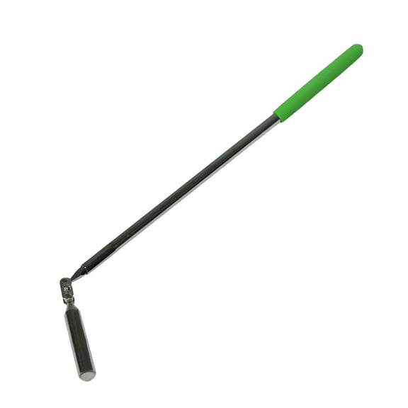 Grip Telescopic Magnetic Pickup Tool With Hinge 15" to 24"- Rubber Handle - Retrieves Hard to Reach Areas