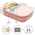 thumbnail image 4 of MISS BIG® Lunch box,Bento Box for Kids,Mom’s Choice Kids Lunch Box,Ideal Leak Proof Lunch Box Containers,No BPAs and No Chemical Dyes,Microwave and Dishwasher Safe Kids Lunch Box(Pink M), 4 of 7