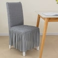 thumbnail image 6 of Oiur Chair Cover Color Banquet Chair Wear Resistant Super Soft Non-Fading Solid Slipcover Stretch Wedding Chair Protector, 6 of 13