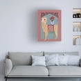 thumbnail image 3 of Fab Funky 'Llama Chinoiserie 3' Canvas Art, 3 of 3
